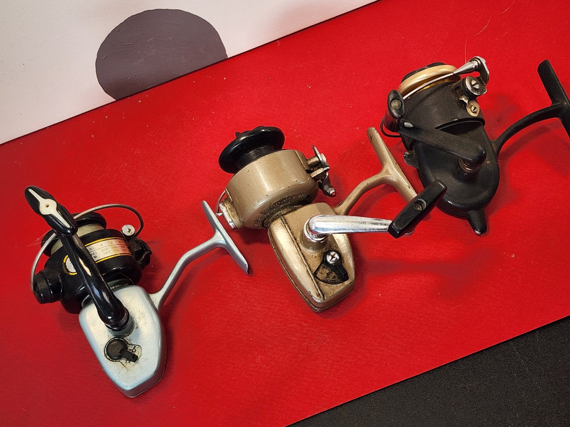 Lot of 3 Vintage Lightweight Spinning Reels - Etsy Lot of 3 Vintage Lightweight Spinning Reels - Etsy