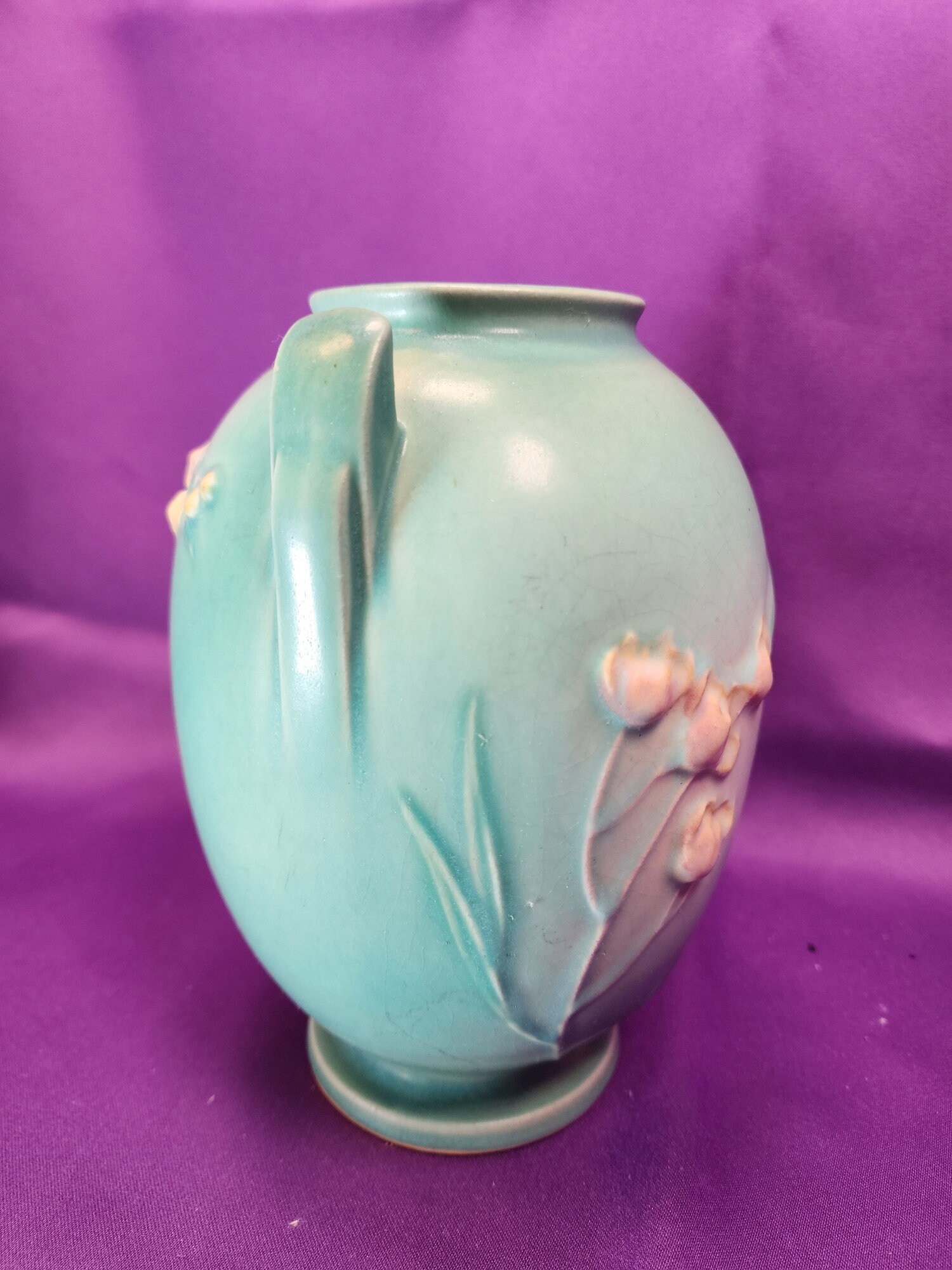 Vintage Roseville Pottery Vase Etsy