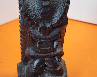 Vintage Coco Joe's Lava Resin Tiki Idols – Hawaiian Souvenir Set