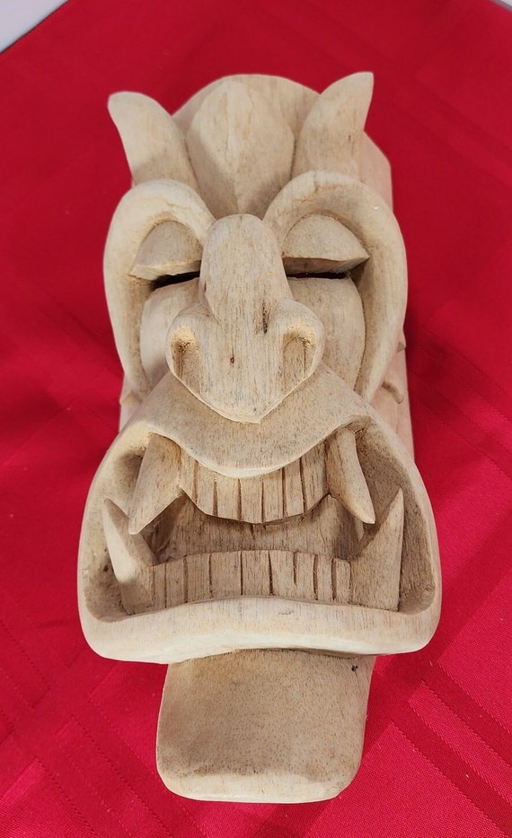 Vintage Carved Wooden Mask