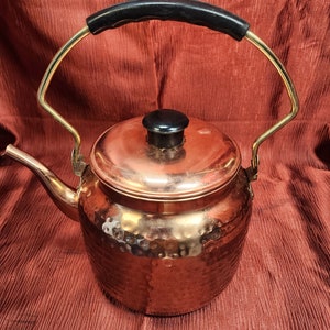 Vintage Copper Tone Kettle