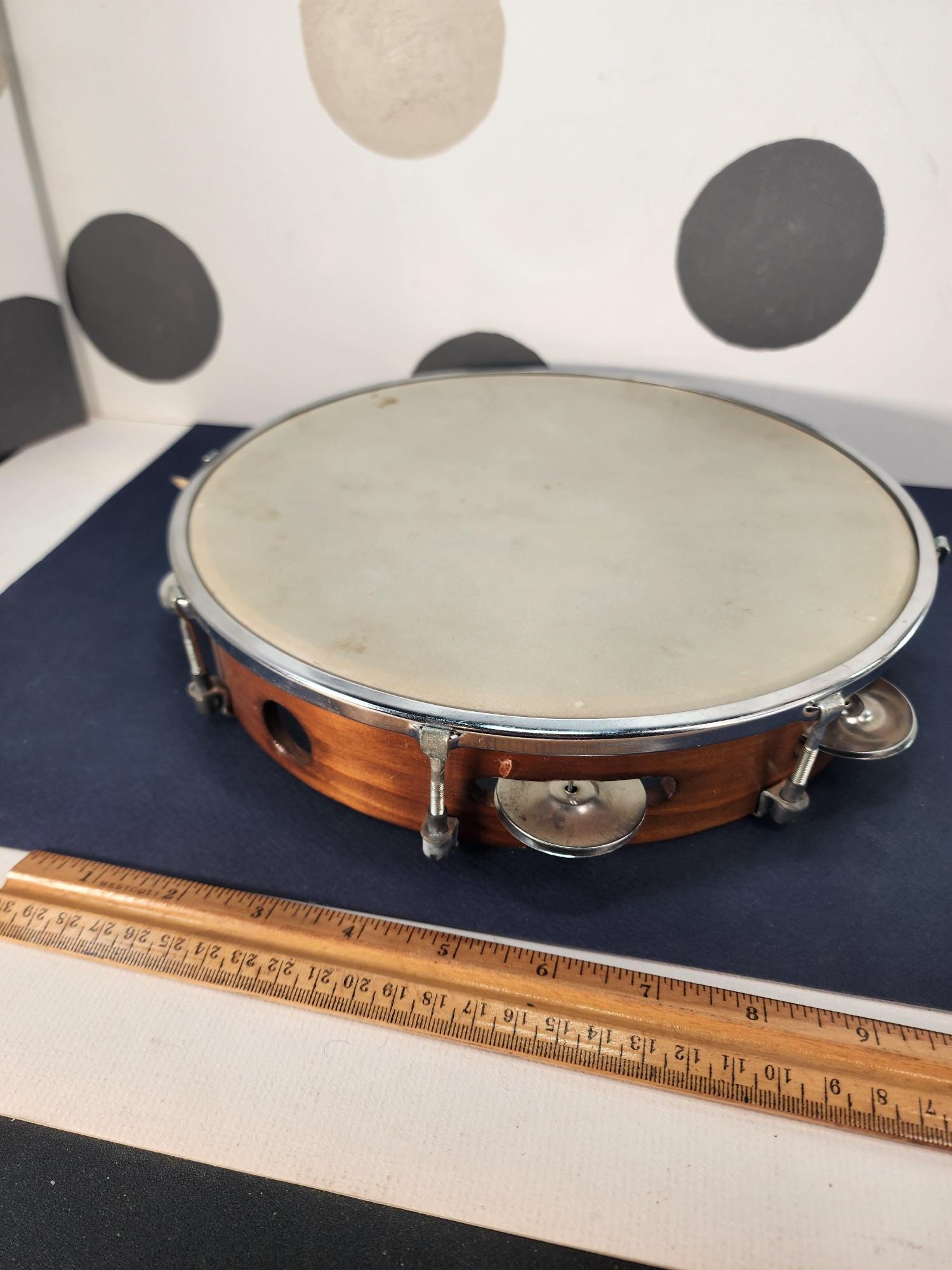Vintage Japanese Tambourine - Etsy