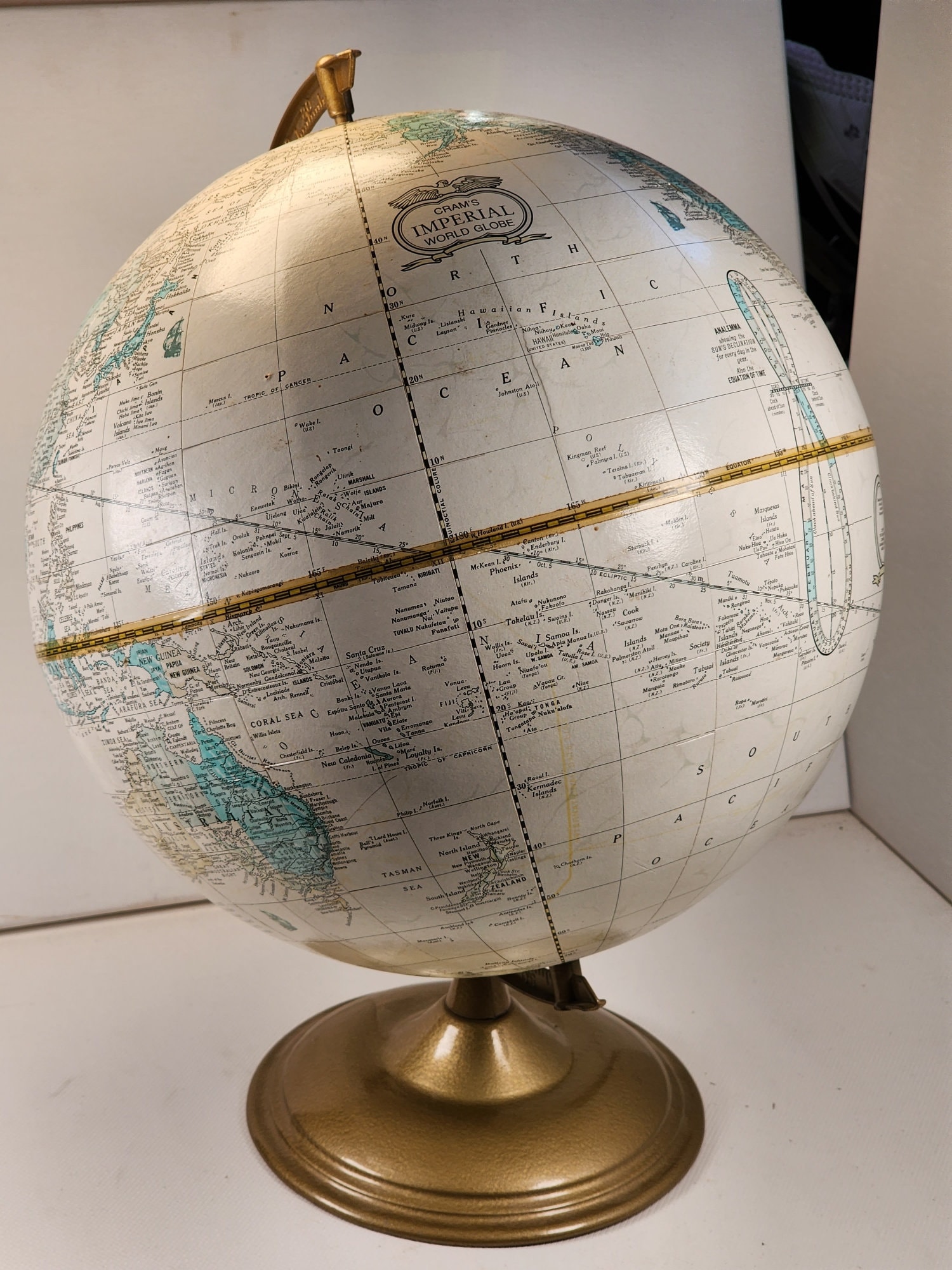 Vintage Crams Imperial World Globe - Etsy