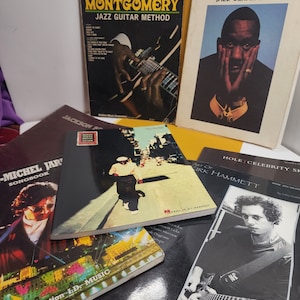 Nice Vintage Lot of Guitar and Other Sheet Music Books
