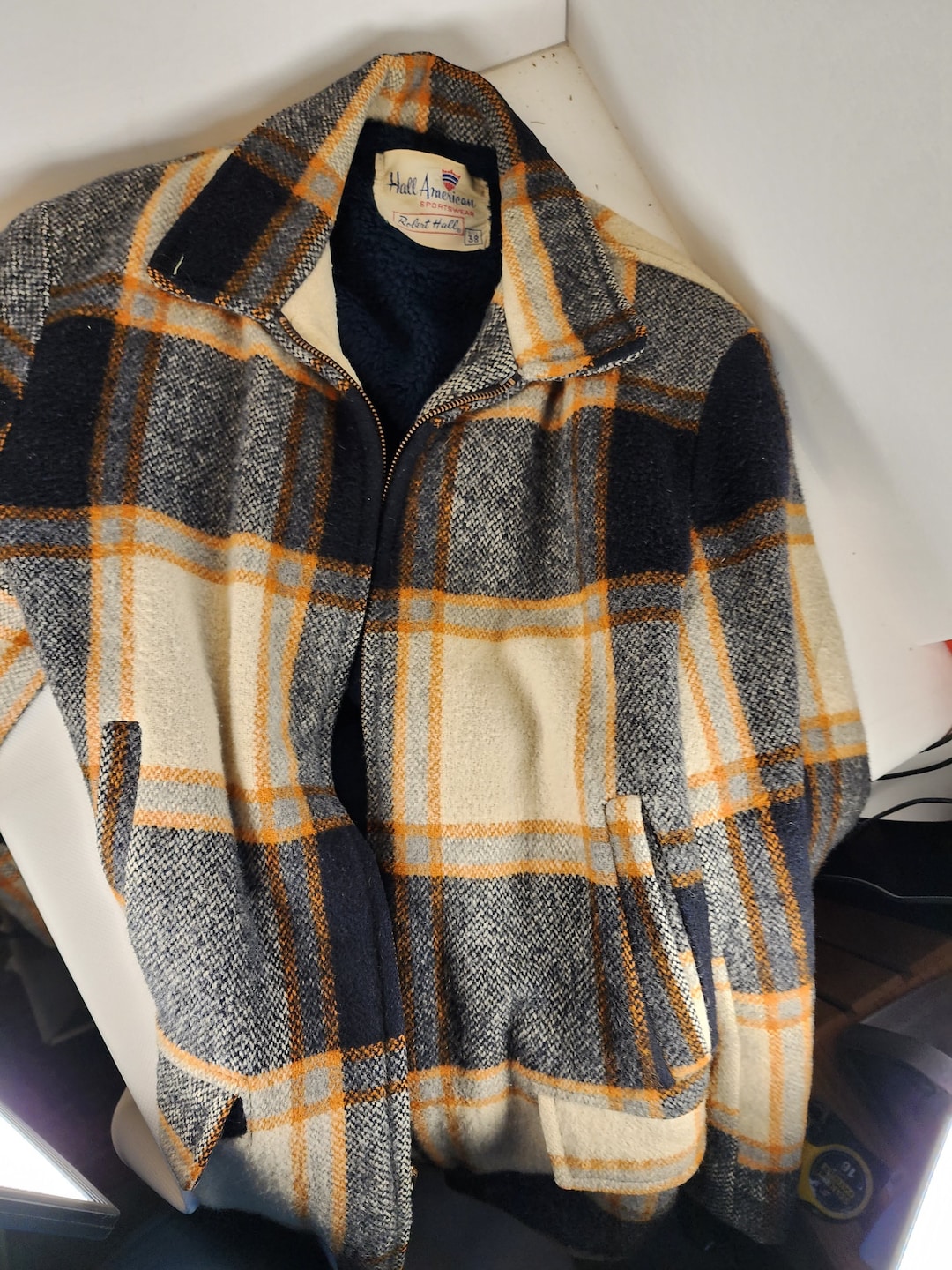 ジャケット・アウター 70's FRENCH VINTAGE WOOL TAILORED JACKET Vintage Robert Hall Wool Jacket Size 38 M - Etsy