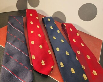 lot of 4 Custom Neckties Delta Sigma Delta