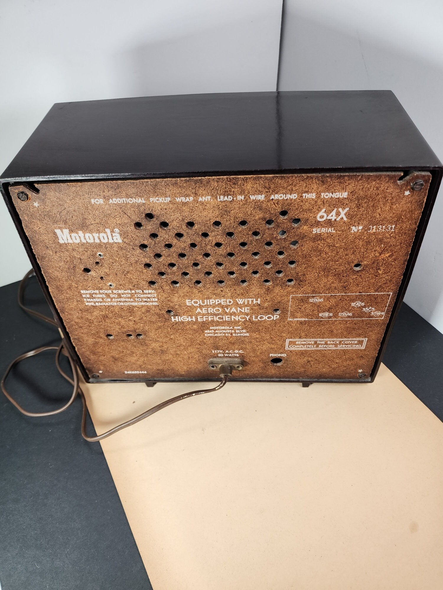 Vintage Motorola AM Tube Radio - Etsy