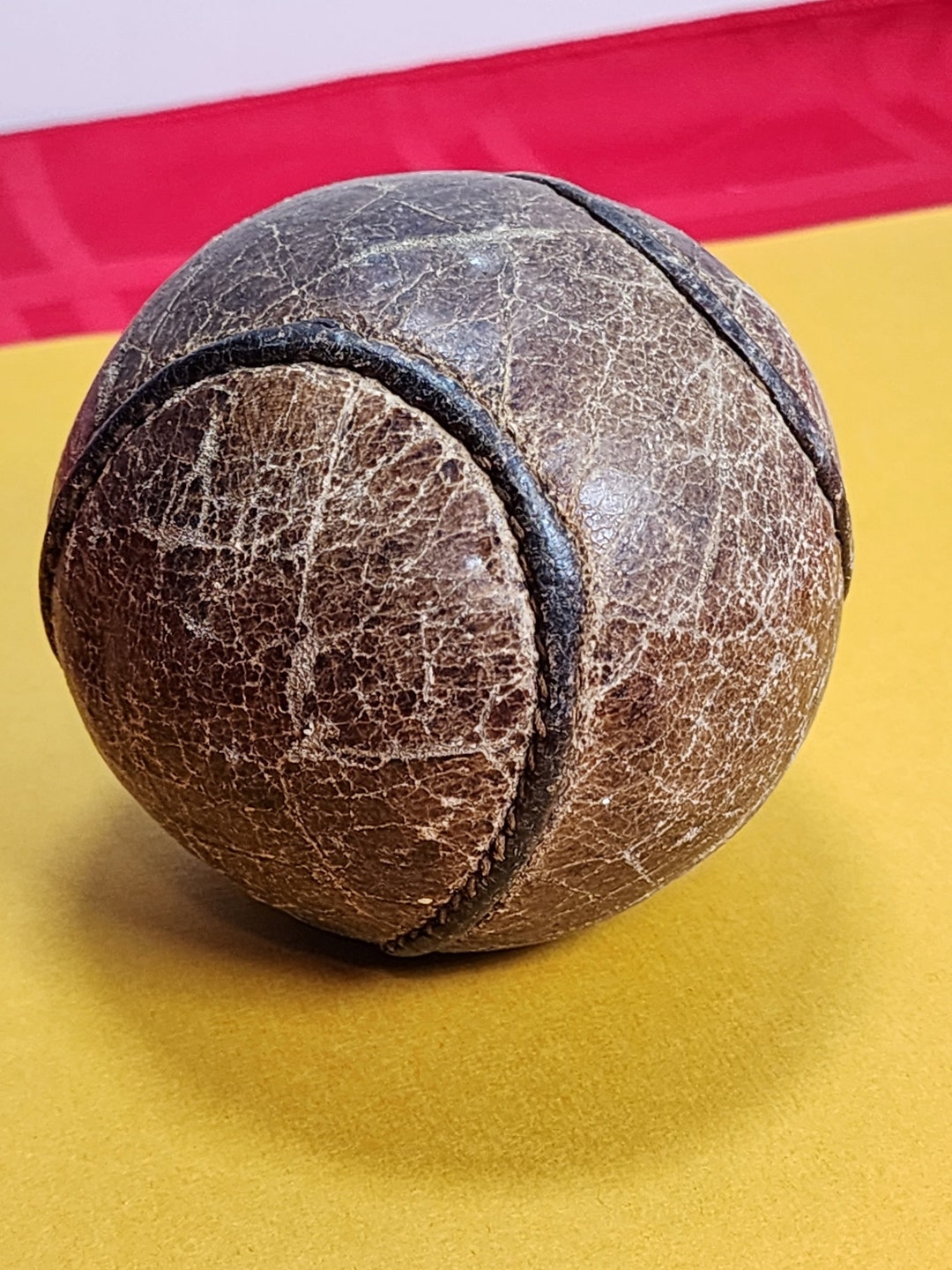 Balle De Softball Vintage A.J. Reach Co. #14 (1909) - Avec Boîte D'origine - Très Rare