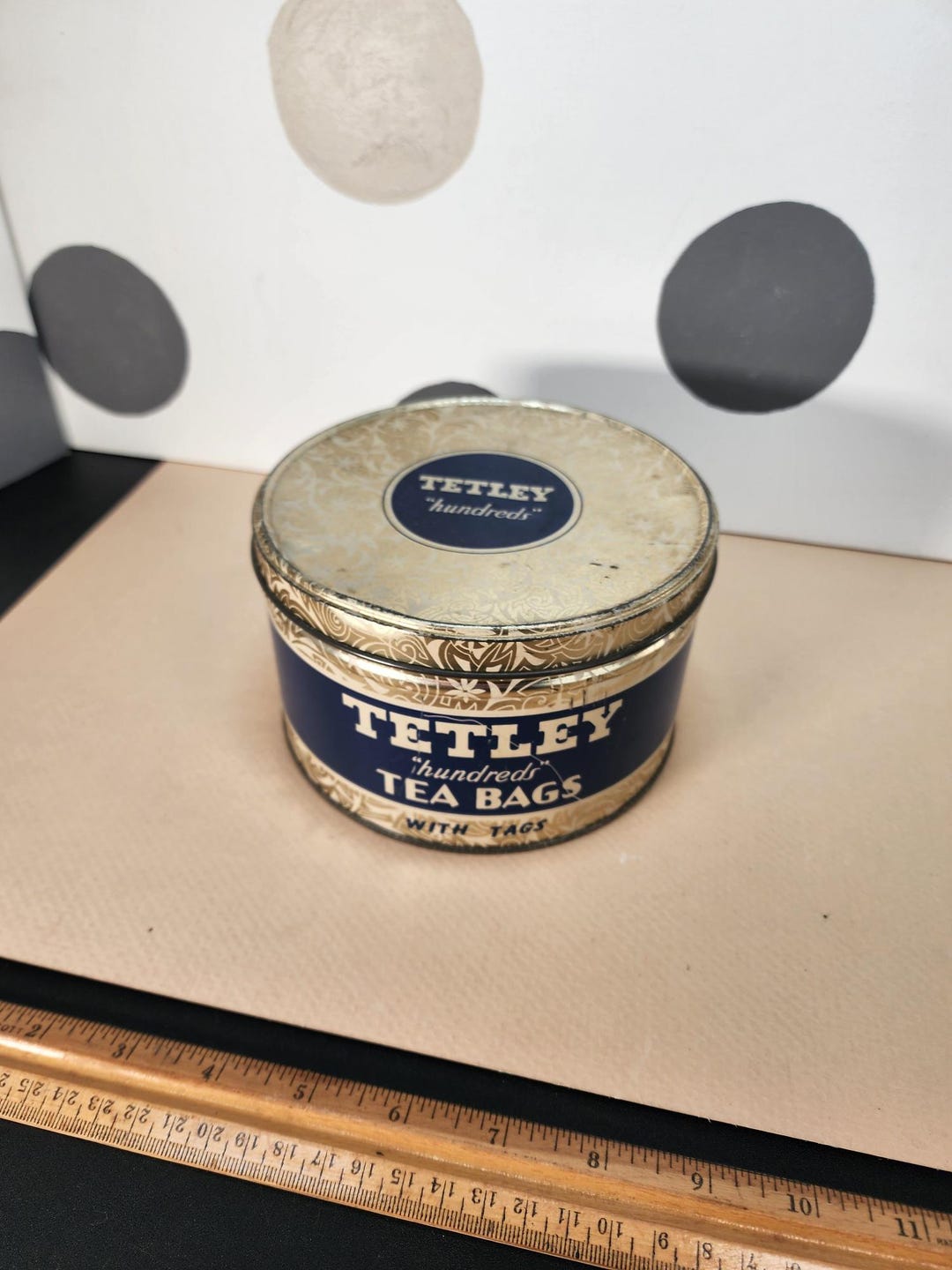 Vintage Tetley Tea Tin - Etsy