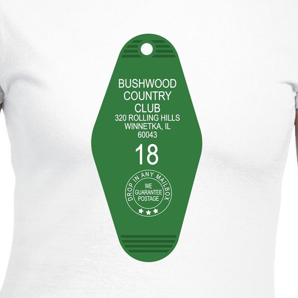 Bushwood Country Club Keychain Digital Files - Design Files - Cricut - SVG - Silhouette Cameo - PNG - EpS - PDF - DxF