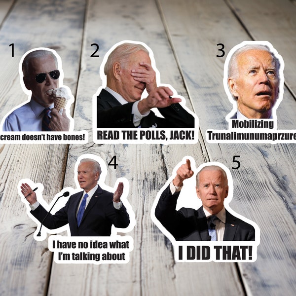 Joe Biden Stickers | Stickers | Meme Stickers | Vinyl