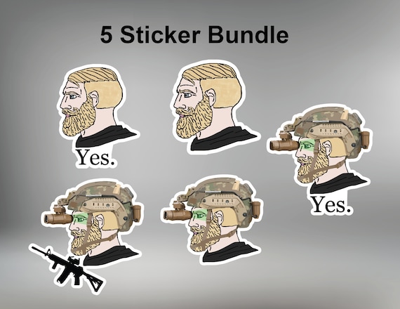 Chad Meme Stickers Chad Meme Sticker Vinyl Bundle -  Portugal