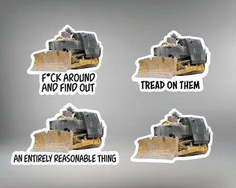 Kill Dozer Meme Sticker | Meme Sticker | Vinyl | Various Sizes | Bundle Available