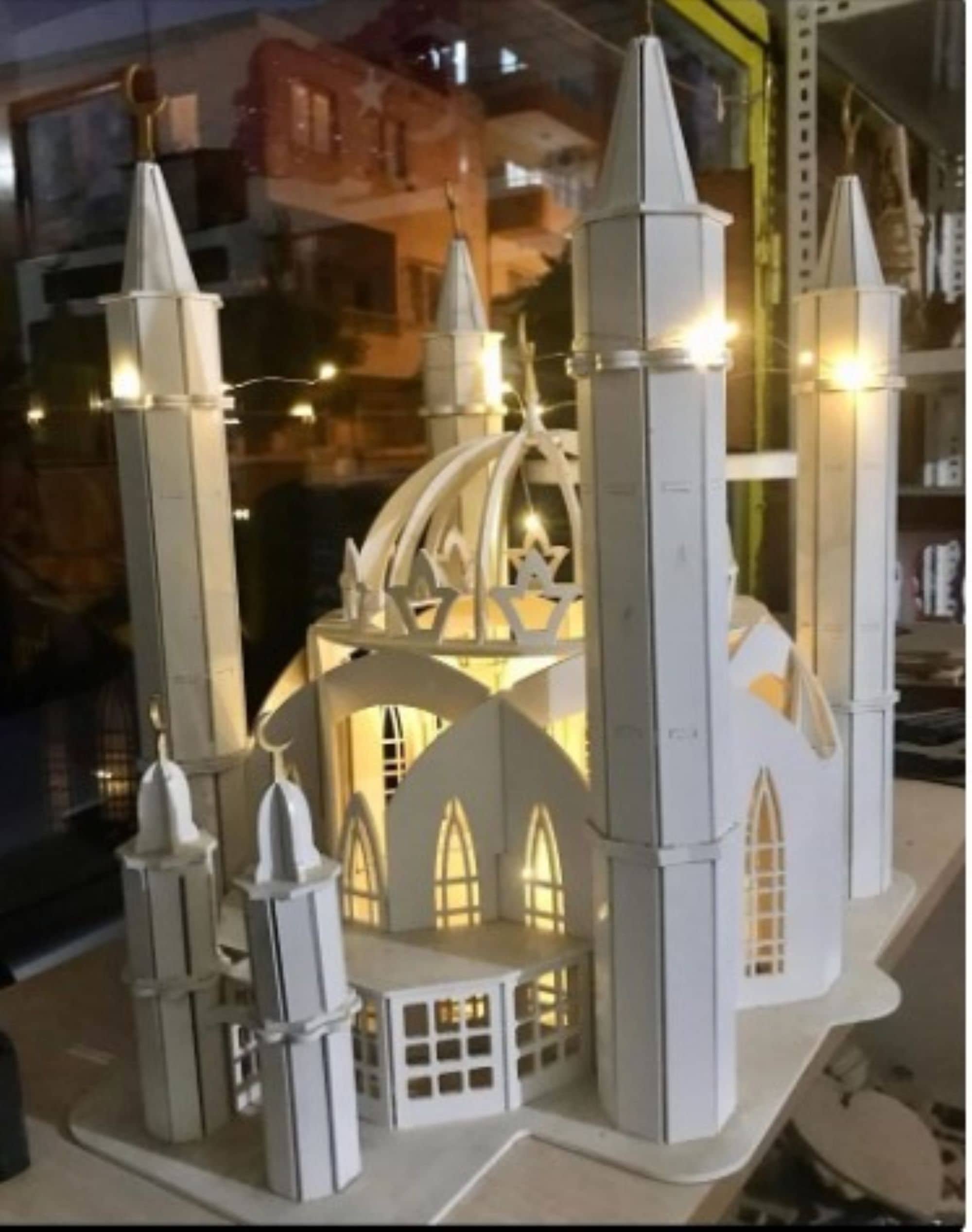 Kul Sharif moskee. Lasergesneden bestanden svg dxf CDR EPS en AI lasergesneden bestand, laservector, lasergesneden bestand, lasergesneden model, multiplex project