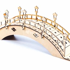 Puente. Archivos vectoriales SVG, DXF, CDR, EPS y AI cortados con láser, archivos para fresadora CNC, archivos DXF, planos para corte láser, planos para CNC, archivos CDR, planos vectoriales para CNC.