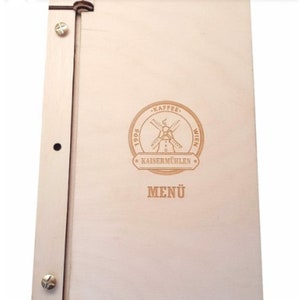 Cubierta de menú de madera. Archivos de corte láser, svg dxf, archivo lasercut, vector láser, archivo de corte láser, modelo de corte láser, madera contrachapada, cdr, archivo vectorial cnc