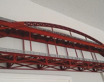 Arched Bridge. Vector model svg, dxf, cdr, files for laser, cnc vector, laser cutouts, plywood model, vector cutting plan, corel draw files