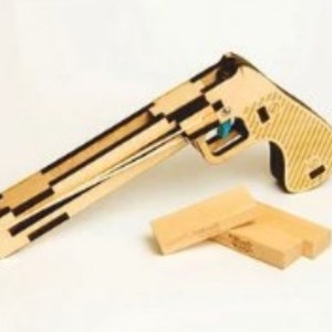 Pistola láser de trueno. Archivos de corte láser svg dxf, vector cnc, cnc, láser vectorial, archivos de corte cnc, proyecto dxf, vector de corte láser, rompecabezas cdr