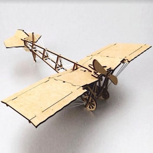 Avião Demoiselle, arquivos de corte a laser svg dxf, ai, arquivo de corte a laser eps, vetor a laser, modelo de corte a laser, projeto de madeira compensada, cdr, arquivo vetorial