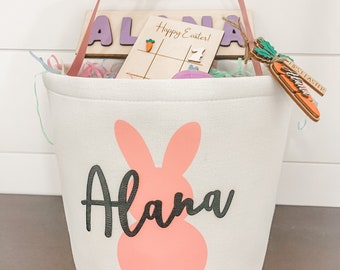 Personalized Easter Basket, Custom Name Easter Basket, Girl / Boy Easter Basket, Fun Easter Baskets for Kids, Easter Basket Stuffers