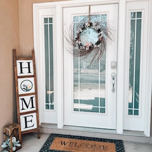 Interchangeable Porch Ladder, Fall Porch Decoration, Porch Leaner, Seasonal Porch Sign, Outdoor Porch Sign, Halloween / Christmas Decoration