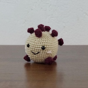 Educational Toy Science Kids Gift Biology Student Stem Plushie Crochet Toy Virus Plush Microbe Stuffed Animal Classroom Teacher Appreciation