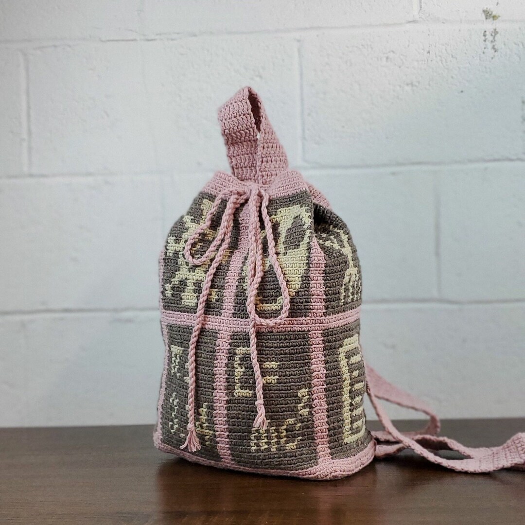 Science Backpack Handmade Gift Bag for Students Pink Science Etsy