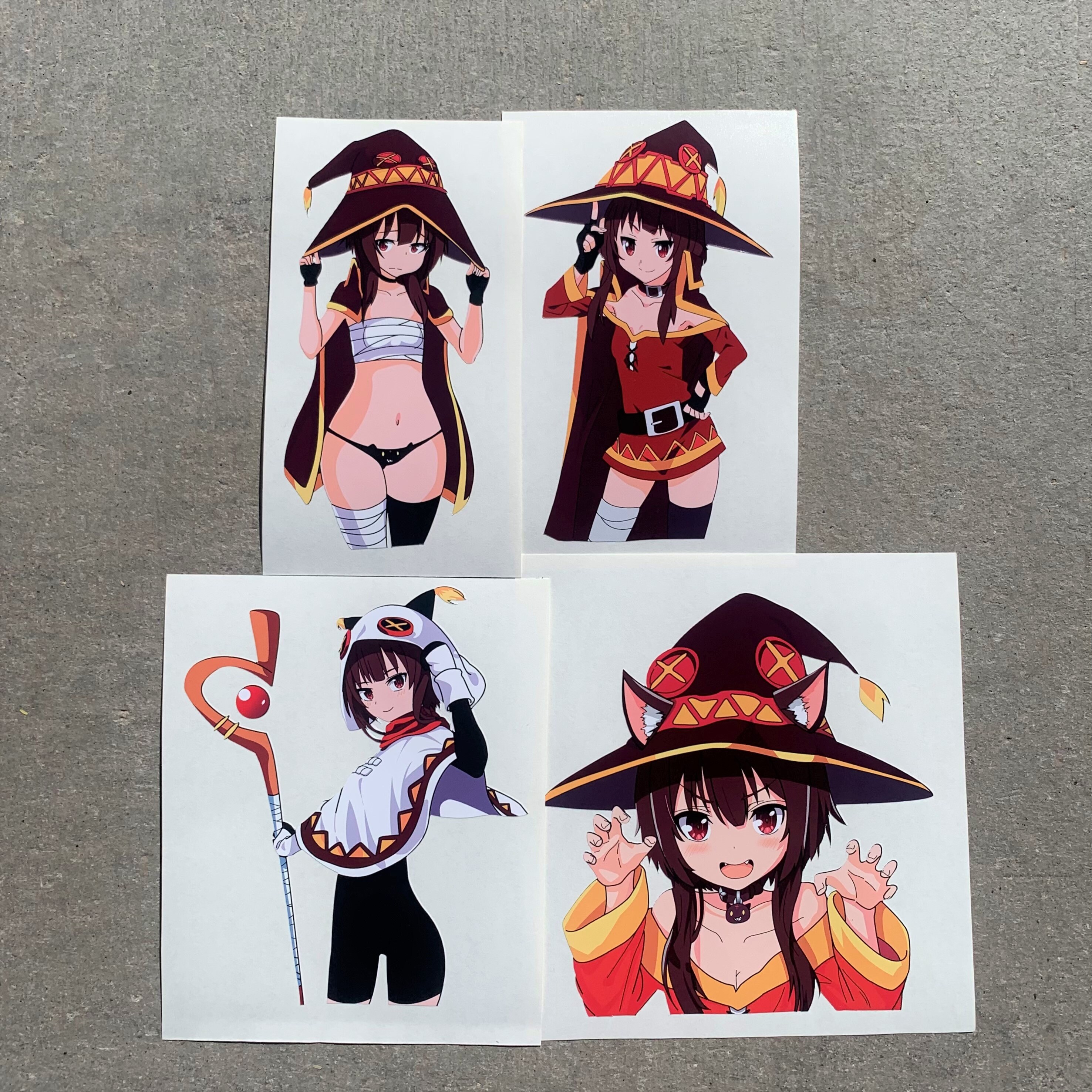 Megumin Thumbs Up Sticker for Sale by Meltey