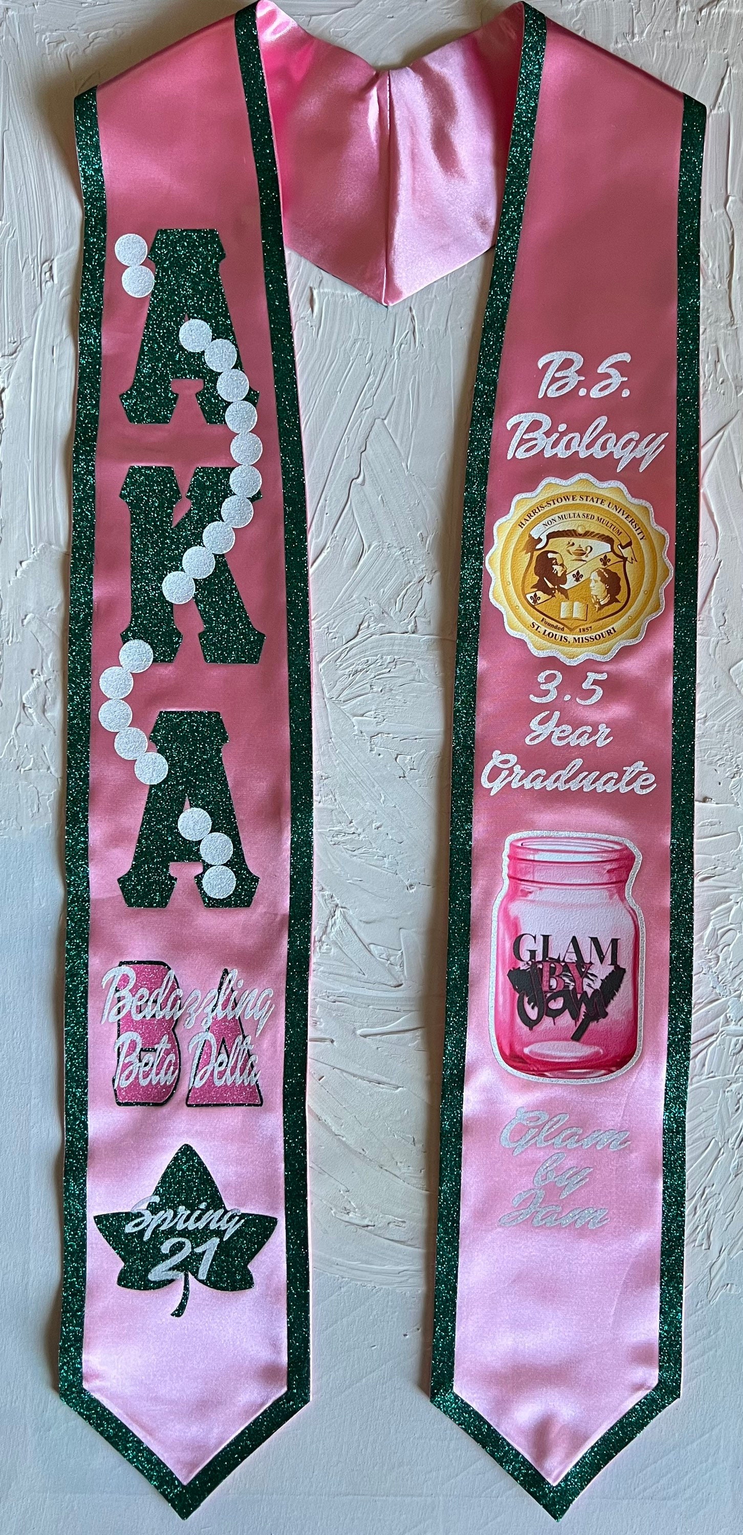 Custom Graduation Stole Graduation Stole Fully Etsy
