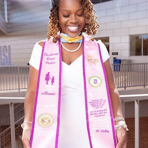 Custom Graduation Stole | Graduation Stole - Fully Customizable | Graduation Stole | Sports Stole | Class of 2024 | Class of 2025