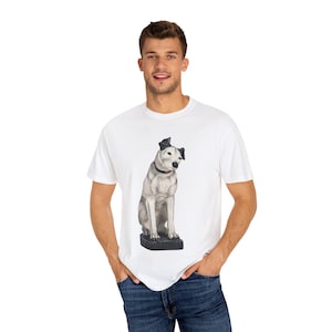 Vintage Gramophone Image Unisex T-shirt, Nipper RCA Victor Dog, His Master&#39;s Voice Tee Vintage T-shirt, Gift for Dog Lovers, Casual Tee