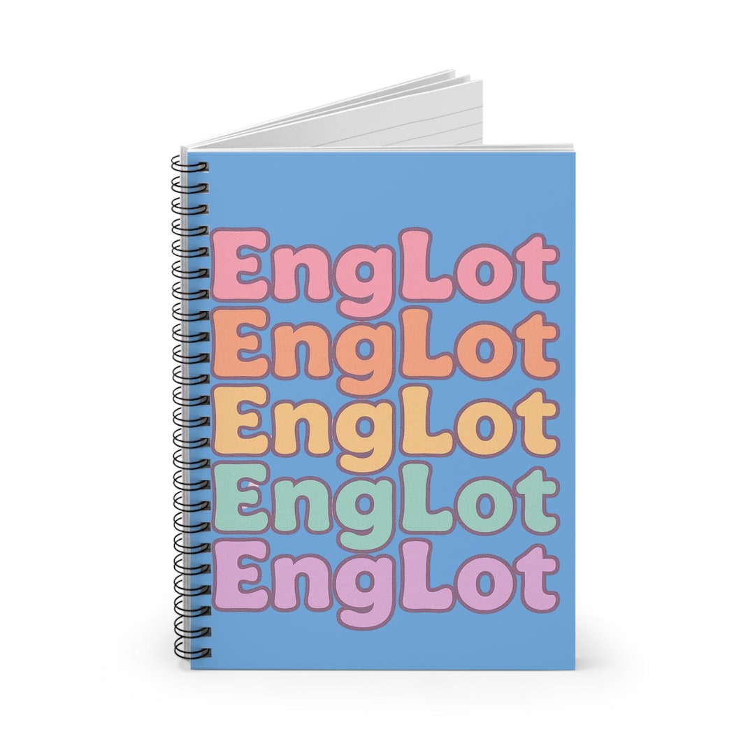 Englot Spiral Notebook – Colorful Journal, 6x8 Inch - Etsy