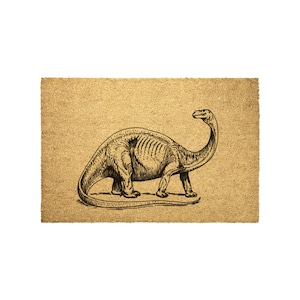 Dinosaur welcome mat