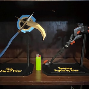 Old School Runescape Scythes OSRS Theatre of Blood Collection