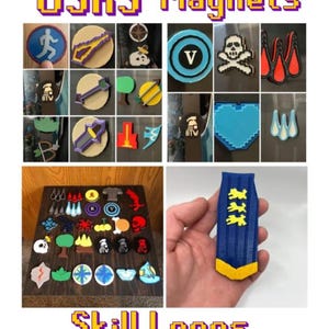OSRS Skill Logo Magnets • Old School Runescape