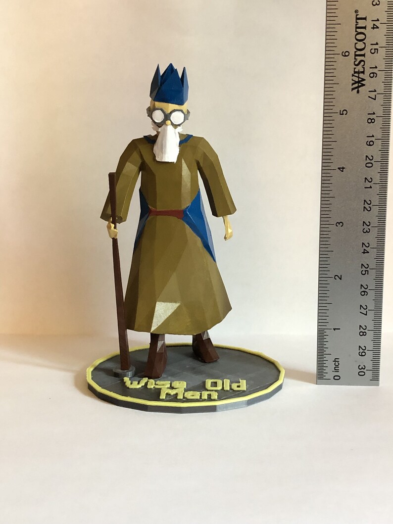 OSRS Wise Old Man Old School Runescape Etsy
