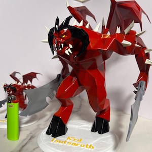 K&#39;ril Tsutsaroth (Zamorak) • Old School Runescape OSRS God Wars Collection