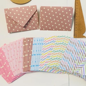 Mini assorted envelopes set | paper designs