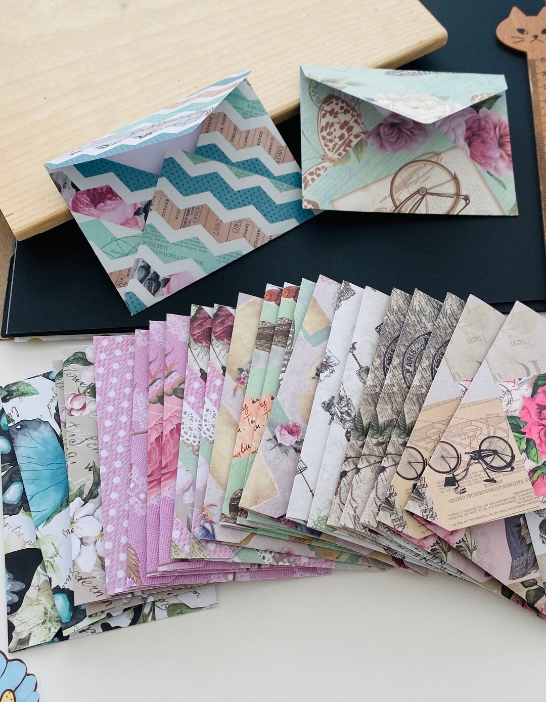 Assorted Mini Envelopes| Vibrant Colours | Handmade| High Quality ...