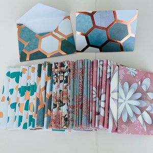 Mini enveloppes assorties I Fait main | Coffret I Cadeau