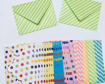 Mini-enveloppen (assorti) | Voor cadeauverpakking