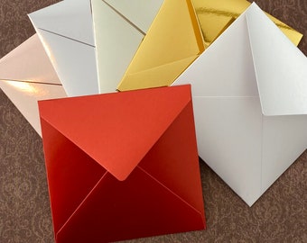 Shiny envelopes [set] High Quality (5in x5in)