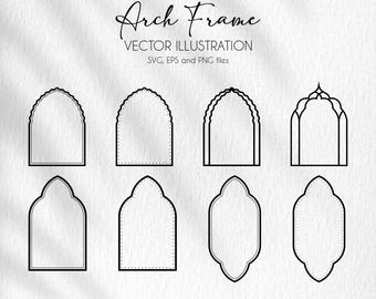 Bogen SVG Rahmen Bundle, Bogen SVG Bundle, Bogen Hochzeit Einladung Vorlage, Bogen Form svg, Bogen png, Bogen Zeichen svg, Bogen geschnitten Datei