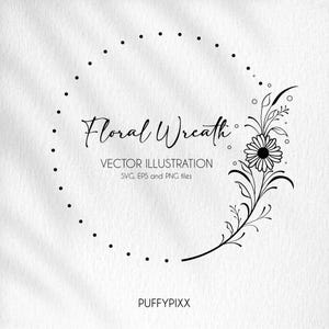 Blumenkranz SVG: Olivenblatt, Lorbeerrahmen (Vector Files)