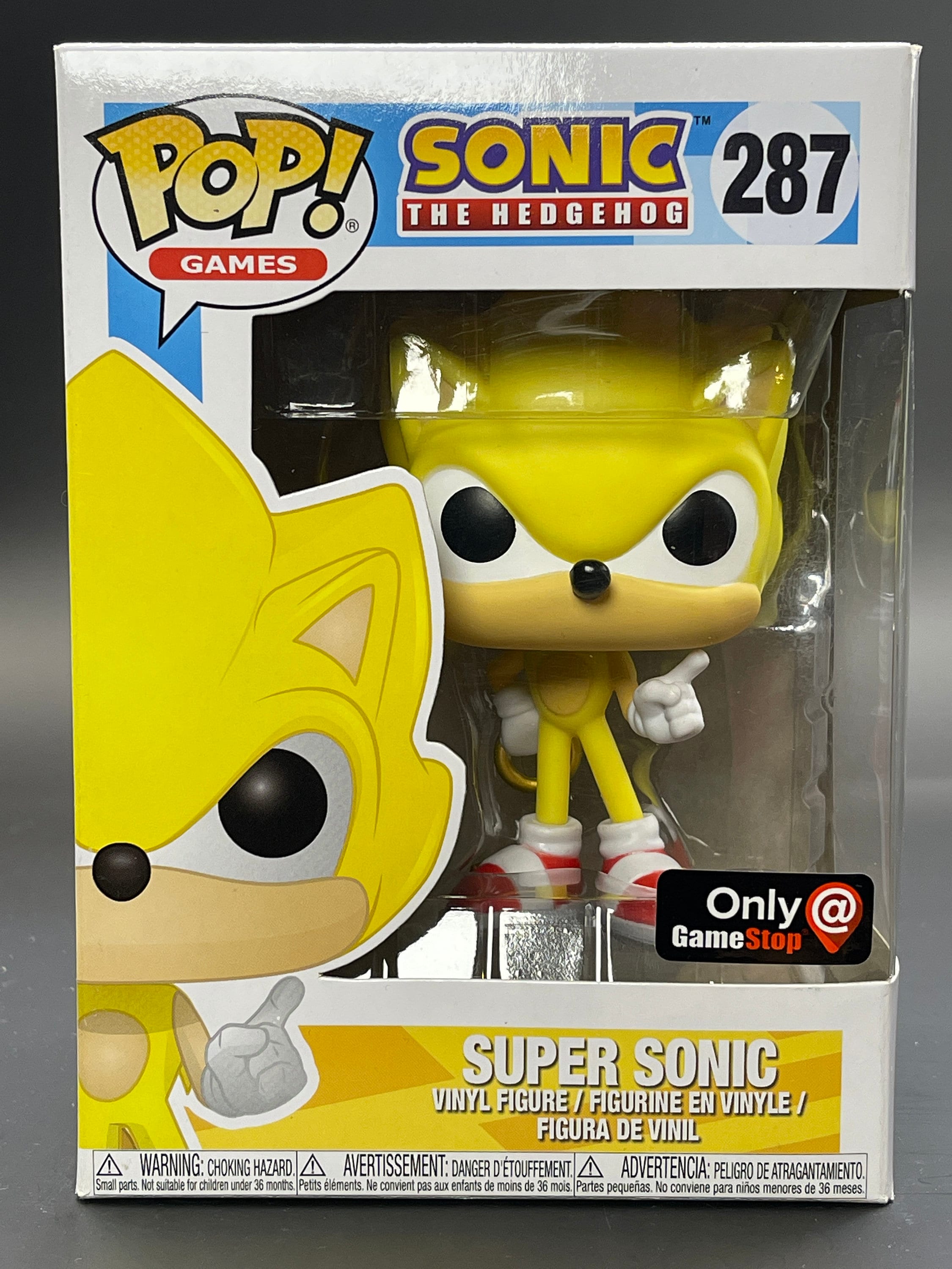 Funko Pop! Capa do jogo: Sonic The Hedgehog 2 figura exclusiva