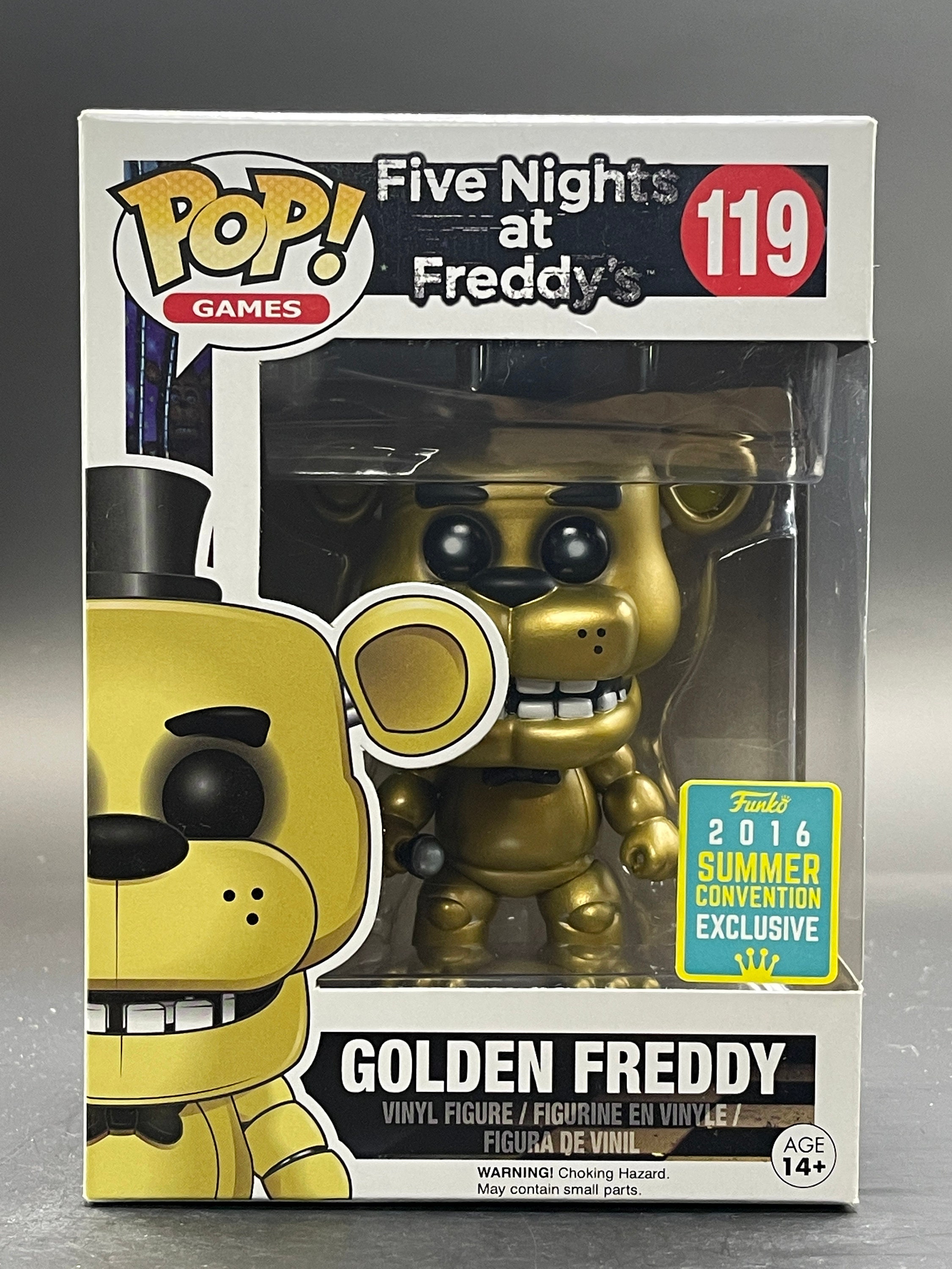 Five Nights at Freddys 119 Golden Freddy Funko Pop 2016 Summer