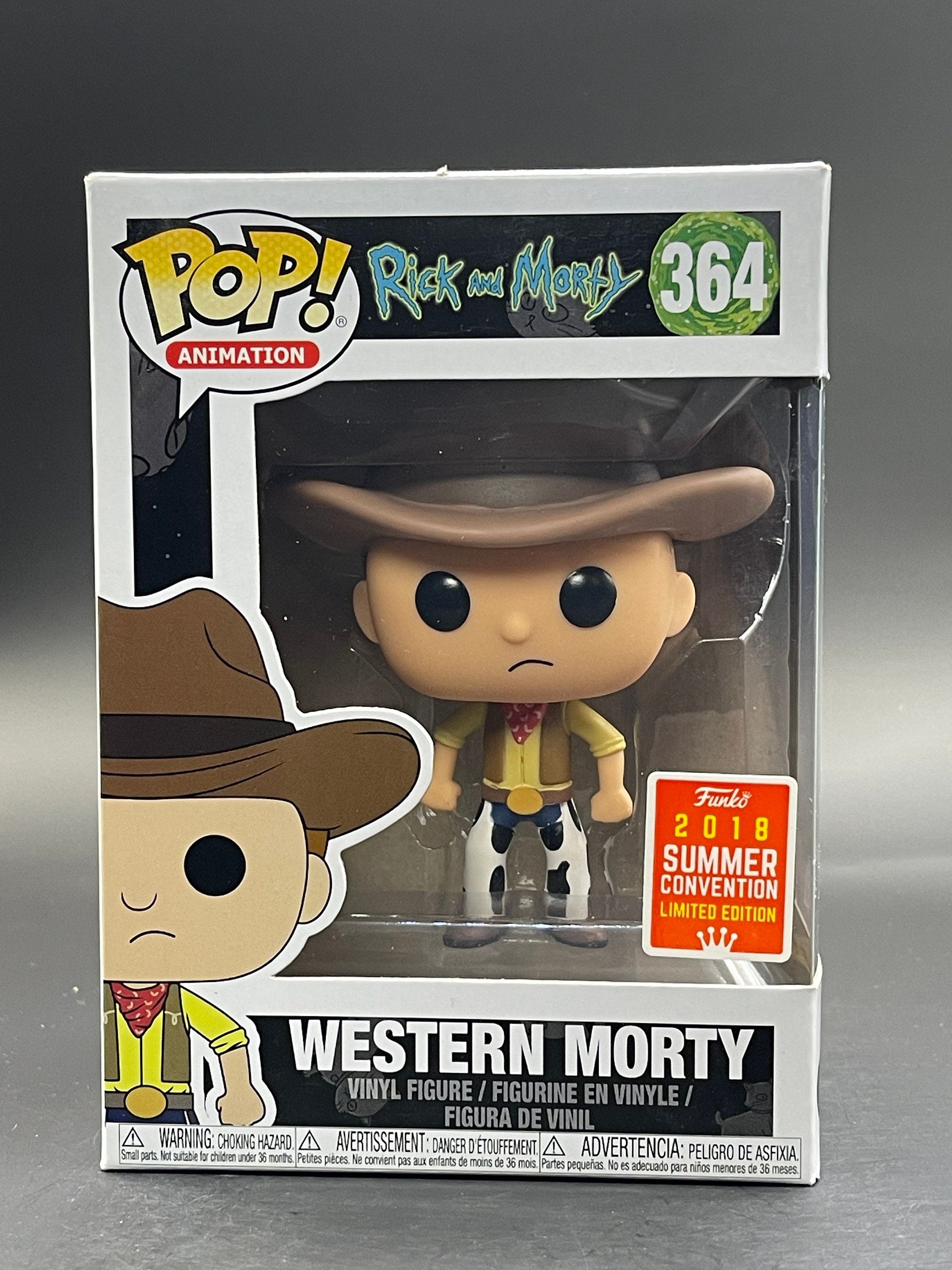 Rick and Morty 364 Western Morty Funko Pop Summer - Etsy