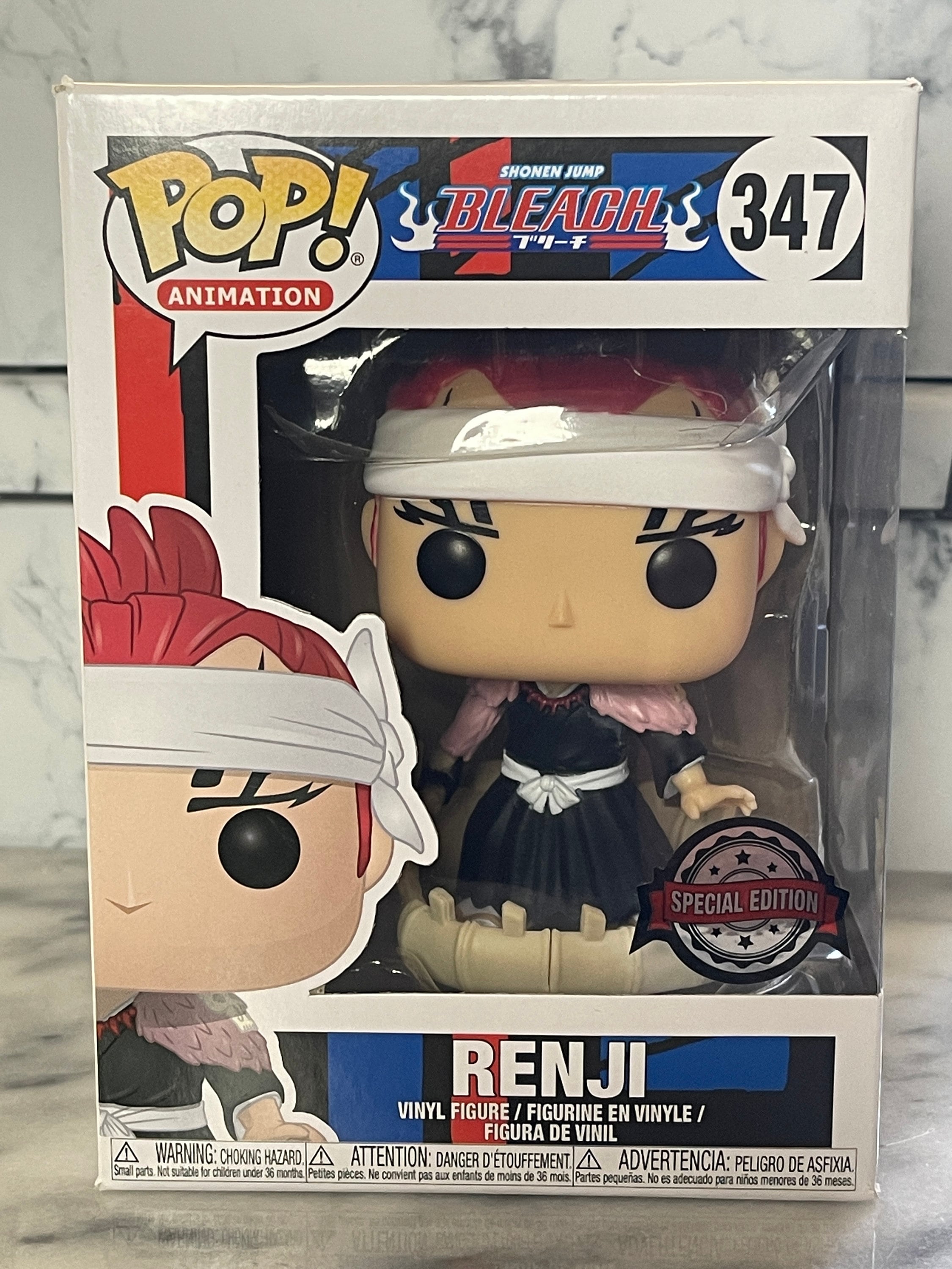 Funko Pop! Animation Bleach Renji Game Stop Exclusive Figure #347 - US