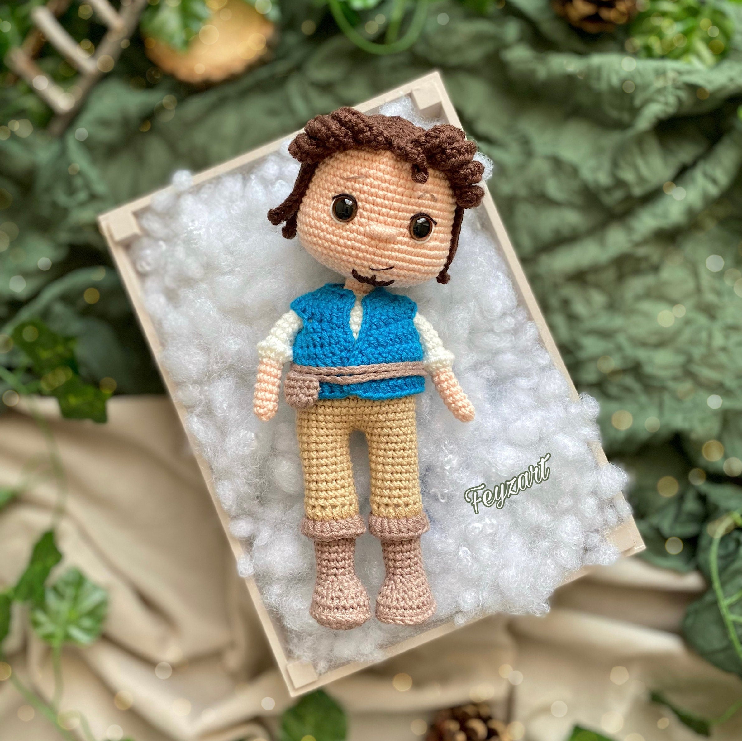 Flynn Rider Crochet Pattern English Pattern Rapunzel Prince - Etsy