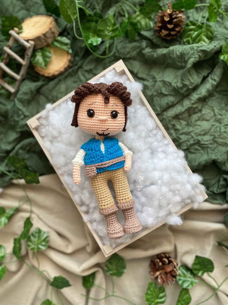 Flynn Rider Crochet Pattern English Pattern Rapunzel Prince - Etsy